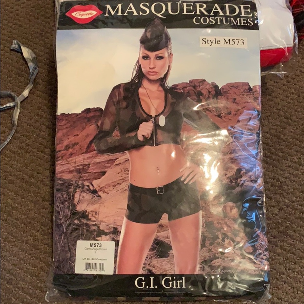 New GI Girl costume. Size s